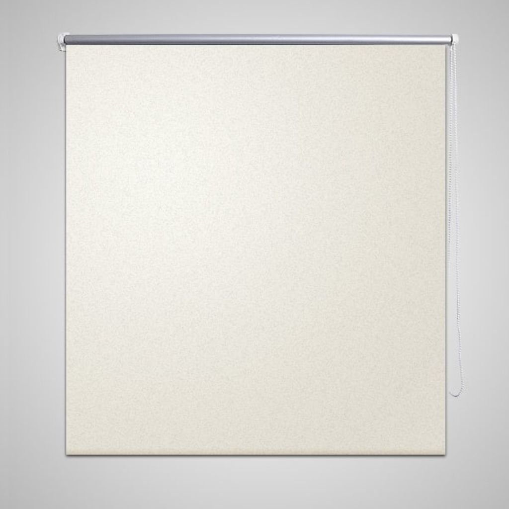 Roleta okienna zaciemniająca ciemna biel 160 x 230 cm