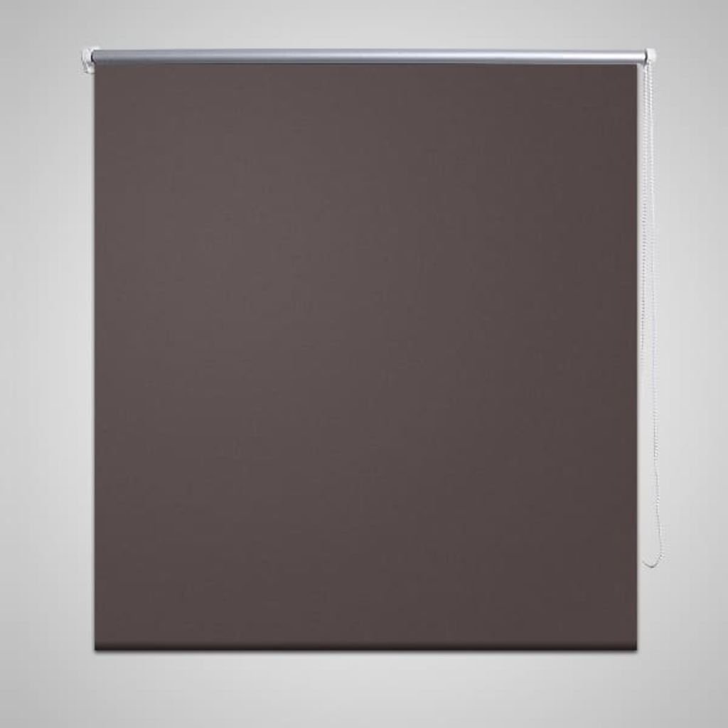 Roleta zaciemniająca vidaXL, brązowa, 140x230 cm