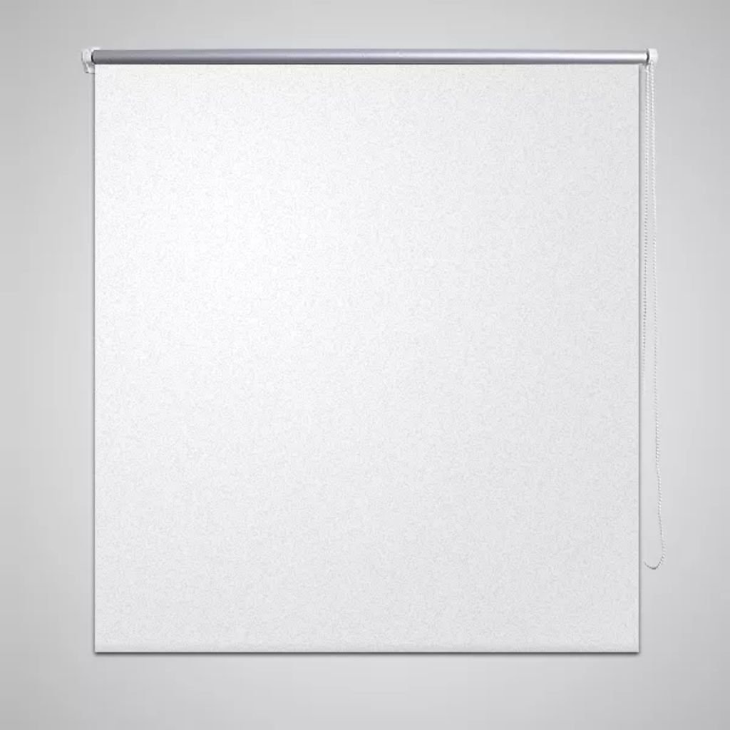 Zdjęcia - Żaluzje / rolety VidaXL Roleta zaciemniana  , biała II (80 x 175 cm)