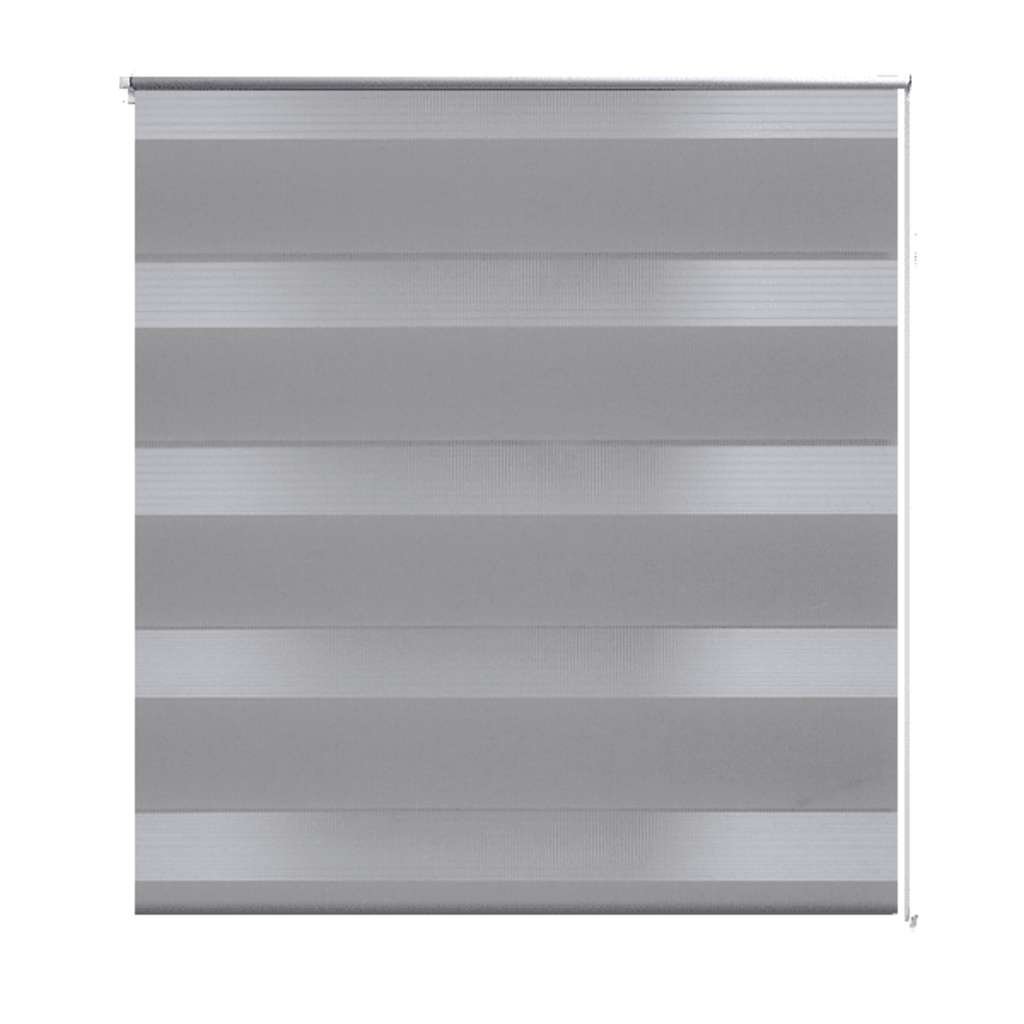 Roleta zebra vidaXL (80 x 150 cm) Szara