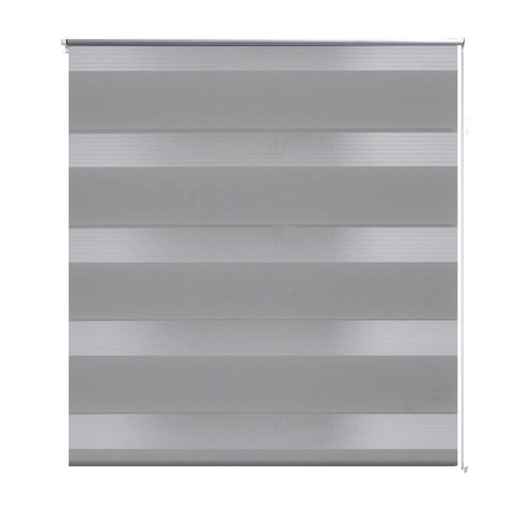 Roleta zebra vidaXL (80 x 175 cm) Szara