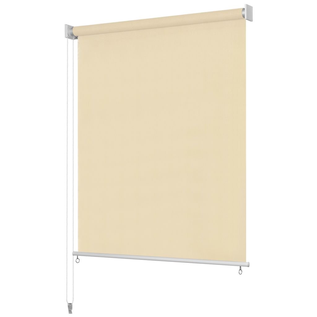 Roleta zewnętrzna vidaXL, kremowa, 400x230 cm