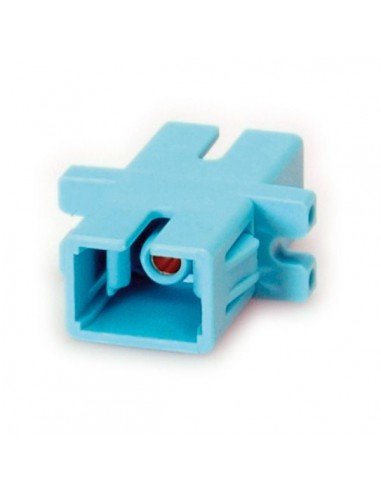ROLINE Keystone LWL-Adapter SC/SC Simplex – Multimode OM3, Keramik-Führungshülsen, Kunststoffgehäuse, Für Frontplatten & Modulträger, Verlängerung Von LWL-Kabeln
