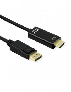ROLINE DisplayPort Cable, DP - UHDTV, Slim, M/M, czarny, 2 m - Roline