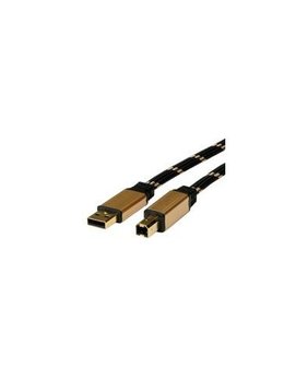 ROLINE Gold USB 2.0 Kabel Type A-B 3.0 m - Roline