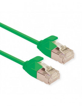 ROLINE GREEN U/FTP DataCenter Patch Cord Cat.6A (Class EA), LSOH, slim, zielony, 1 - Roline