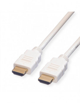 ROLINE HDMI High Speed Cable + Ethernet, M/M, biały, 1,5 m - Roline