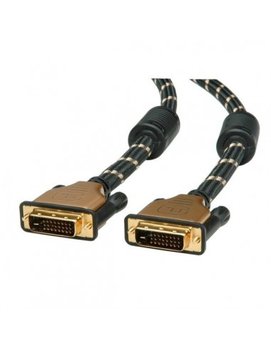ROLINE Kabel do monitora GOLD DVI M - DVI M (24+1) dual link 1m - Roline