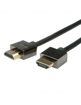 ROLINE- Kabel HDMI do notebooka High Speed ​​+ Ethernet, M / M, czarny, 1 m - Roline