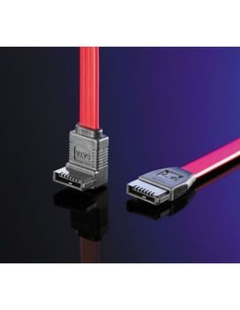 Roline Kabel SATA wew. kątowy 3.0 Gbit/s 1m - Roline