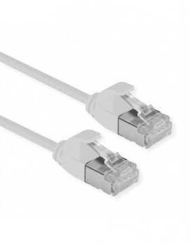 ROLINE U/FTP DataCenter Patch Cord Cat.6A (Class EA), LSOH, wąski, szary, 2 m - Roline