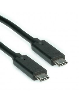 ROLINE USB 3.1 Kabel, C-C, ST/ST, czarny, 0,5 m - Roline