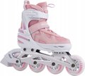 Rolki Damskie Regulowane Łyżworolki dla dzieci r. 34-37 Blackwheels różowe&nbsp;-&nbsp;Blackwheels