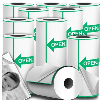 Rolki do aparatu natychmiastowego Drukuś 10 szt klejące - Maxilow