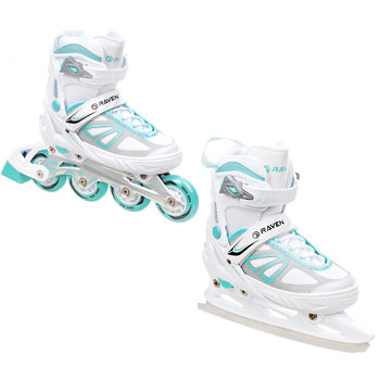 Rolki Łyżwy 2w1 RAVEN Advance White/Mint 38-42 - Raven