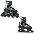 Rolki Łyżwy figurowe 2w1 RAVEN Advance Black/Mint - Raven