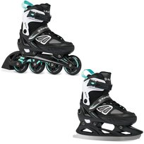 Rolki Łyżwy figurowe 2w1 RAVEN Advance Black/Mint