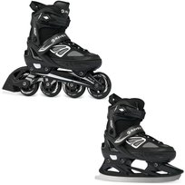 Rolki Łyżwy figurowe 2w1 RAVEN Advance Black