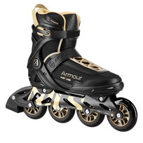 ROLKI NA22151 ŁYŻWOROLKI ARMOUR CZARNO ZŁOTE ROZM. 42 NILS EXTREME NILS Extreme