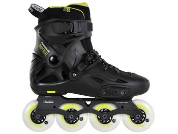 Rolki Powerslide Imperial One Black Yellow 80   - 37-38 - Powerslide