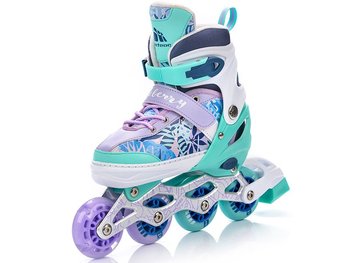 Rolki Regulowane Meteor 4w1 Blueberry LED 2022 - 34-37 - Meteor