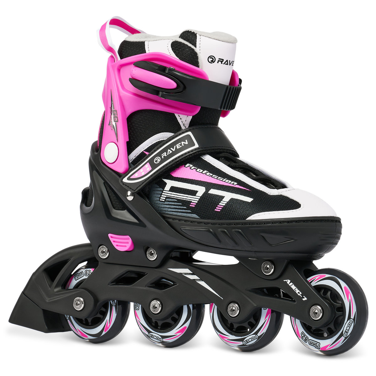 Rolki Regulowane RAVEN Profession Black/Pink