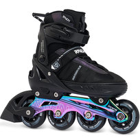 Rolki Regulowane RAVEN Profession PLUS Black/Neo Chrome 38-42 Speed Lacing