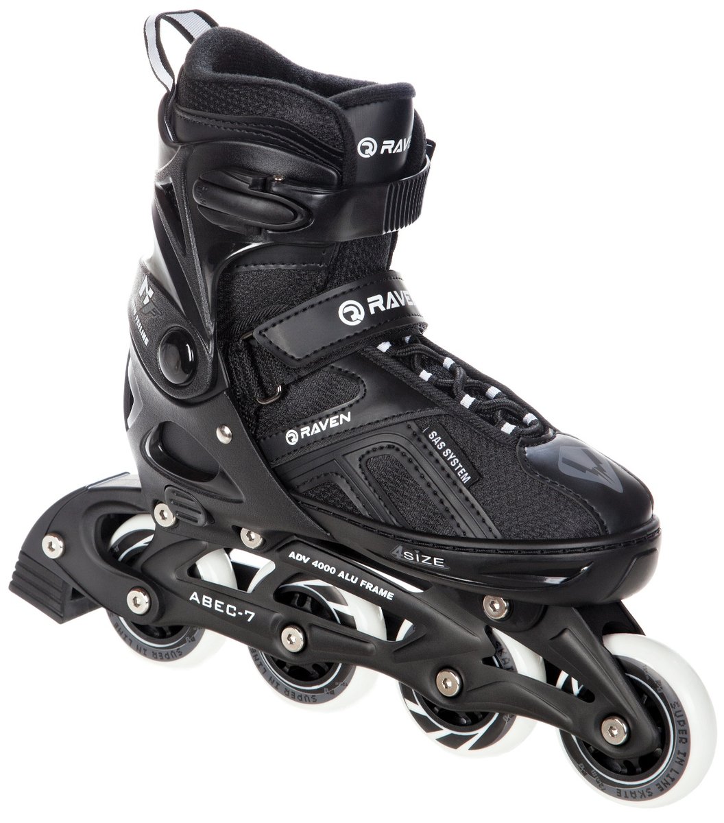 Rolki regulowane RAVEN Pulse Black