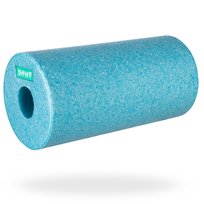 Roller do masażu, rehabilitacji, regeneracji i rozluźniania mięśni gładki ø 30 x 15 cm niebieski DrFit DrFit