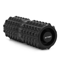 Roller fitness do masażu ciała Actiget masażer piankowy wałek średnio twardy, czarny