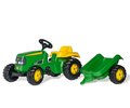 Rolly Toys 012190 Traktor Rolly Kid John Deere z przyczepą - Rolly Toys