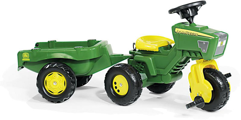 Rolly Toys, pojazd na pedały John Deere Trac, zielony