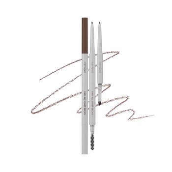 rom&nd Han All Sharp Brow W2. Mild Woody 0.24 g - kredka do brwi z cieniem, ciepły mleczny brąz - Rom & ND