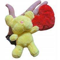 Romantyczny brelok miś z sercem - podaruj miłość