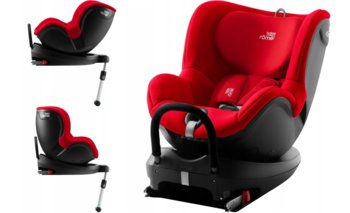 Romer, Dualfix 2R RWF, Fotelik samochodowy, obrotowy, 0-18 kg, Fire Red - Romer
