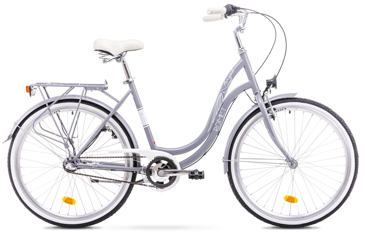 Romet, Rower miejski damski, Angel 3 26" 2019, szary Romet Sport Sklep