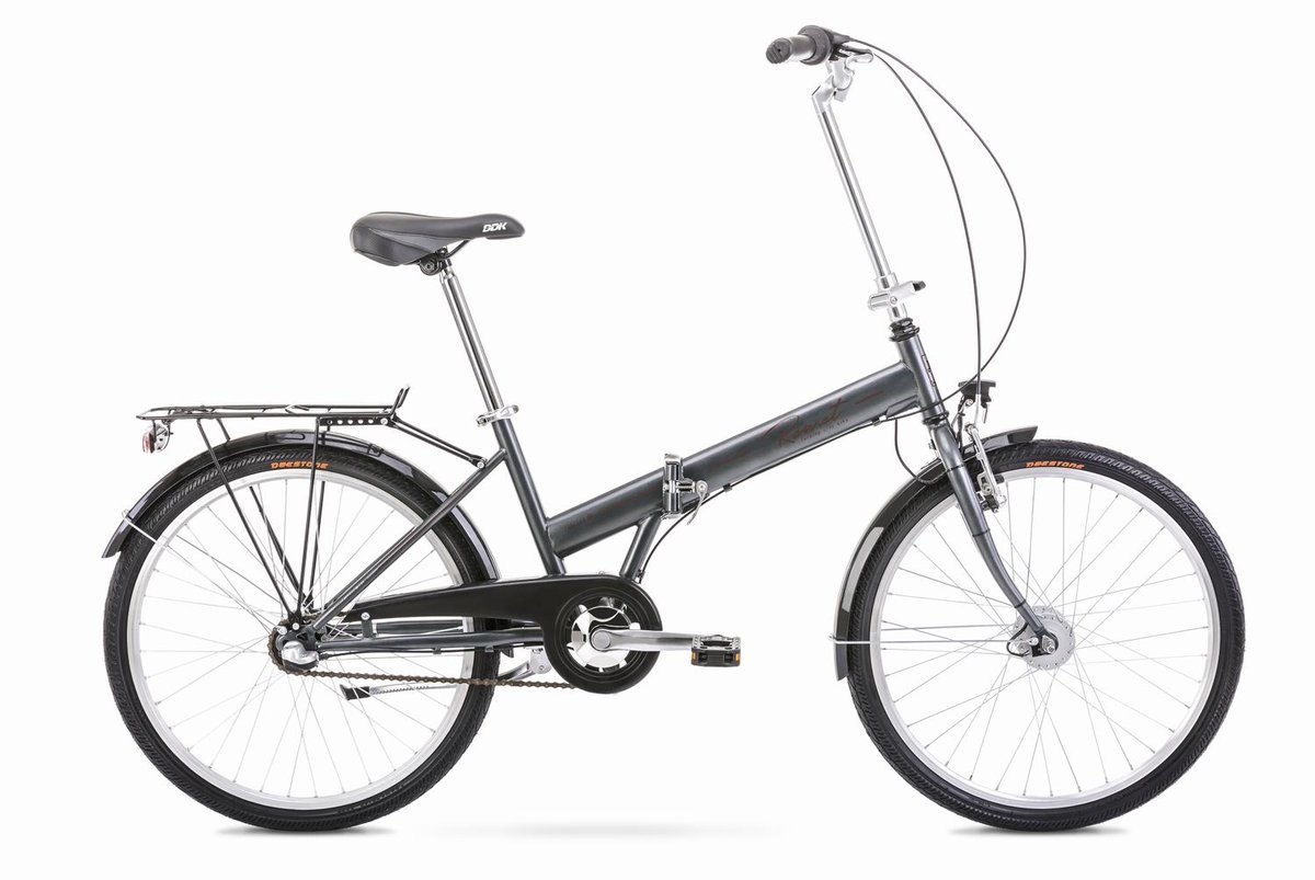 Romet, Rower miejski, Jubilat 2 24", grafitowy, 2020, dziecięcy Romet