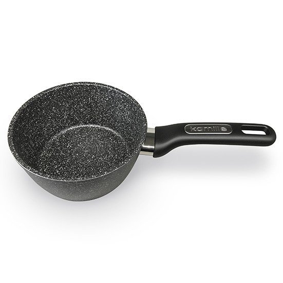 Rondel marmurowy KAMILLE, czarny, 16 cm