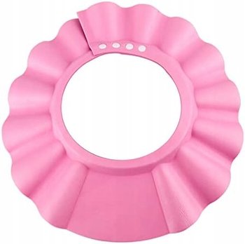 Rondo kąpielowe czepek ochronny pod prysznic  do wanny różowy