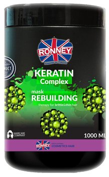Ronney, Keratin Complex, odbudowująca maska do włosów z keratyną, 1000 ml - Ronney