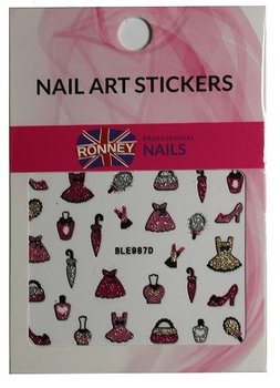 RONNEY - Naklejki na paznokcie NAILART STICKERS RN 214    - Ronney