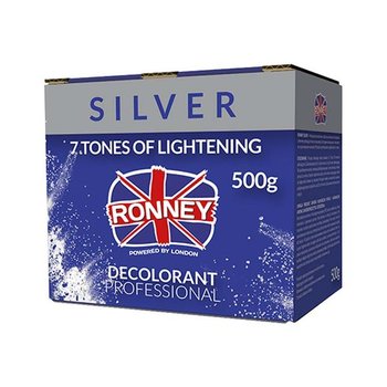 Ronney Professional decolorant silver profesjonalny bezpyłowy rozjaśniacz do włosów 500g - Ronney
