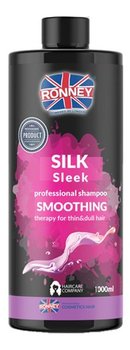 Ronney Silk sleek professional shampoo smoothing wygładzający szampon do włosów cienkich i matowych 1000ml - Ronney