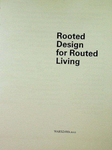 Rooted Design for Routed Living - W opisie | Książka w Empik