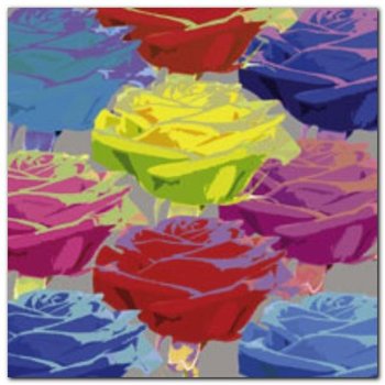 Rose Composition 2 plakat obraz 30x30cm - Wizard+Genius