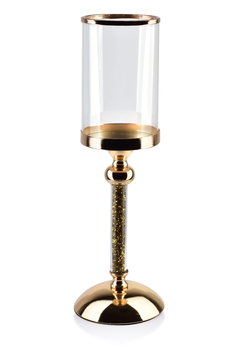 Rose Gold świecznik Chantal Lampion 37,5 cm - Mondex