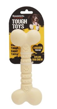Rosewood- Tough Toys kość do żucia dla psa - o smaku kurczaka Duża - Inna marka