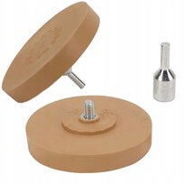 Rosfix Krążek Gumowy do Usuwania Kleju – Średnica 90 mm | Adapter na Wkrętarkę | Bezpieczny dla Powierzchni
