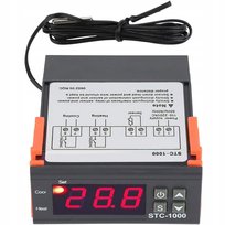 Rosfix Termostat Regulator Temperatury STC-1000 – Zakres Temperatura -50°C do 110°C | Wodoszczelna Sonda 1m | Wyświetlacz LED Inna marka