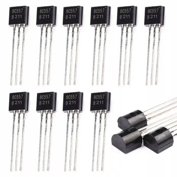 ROSFIX TRANZYSTOR BC557 PNP ARDUINO W OBUDOWIE TO-92 ZESTAW 10 SZTUK THT - Rosfix